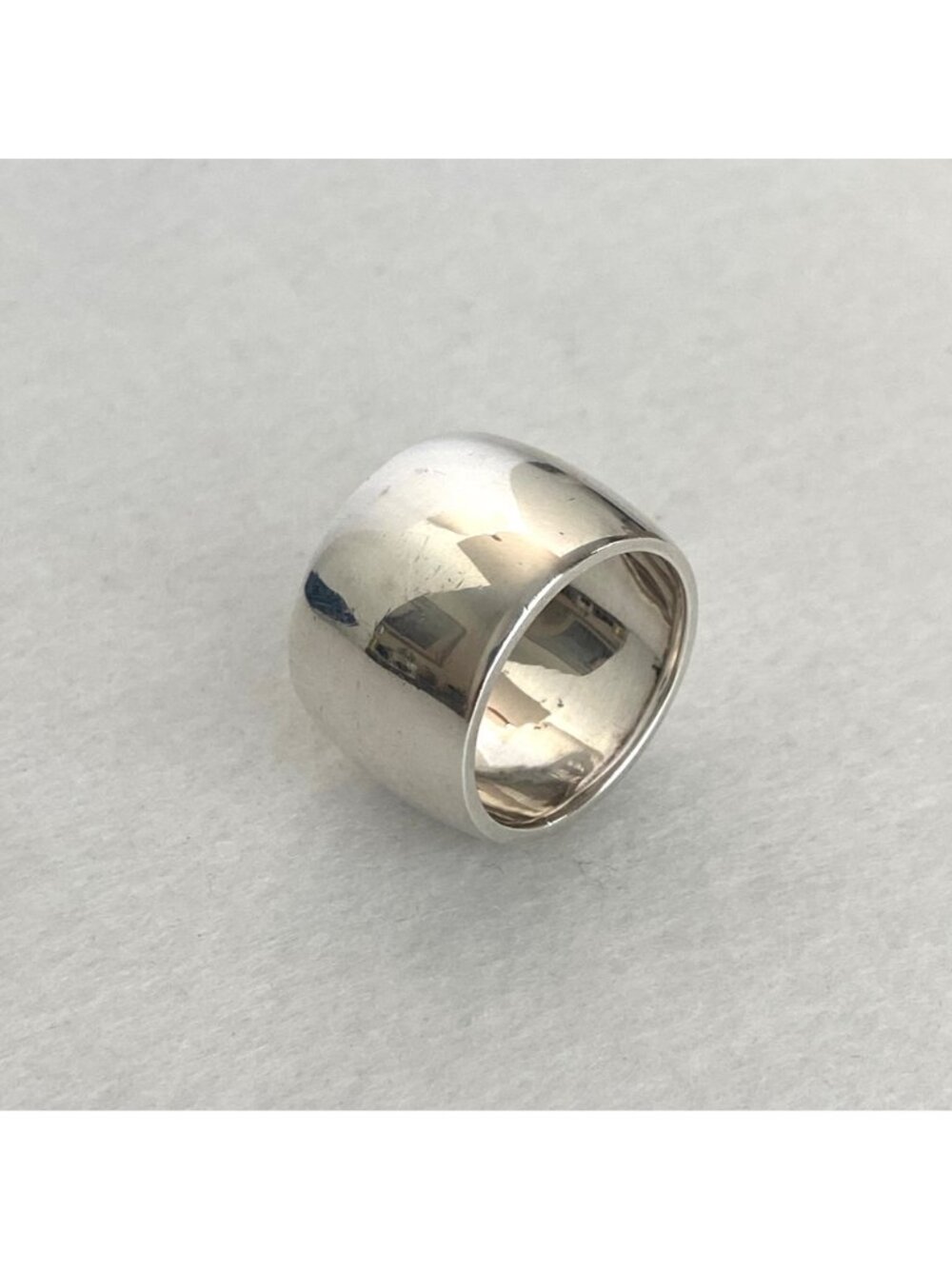 Silpada Sterling Silver 925 Polished Wide Band Cuff Cigar Ring Sz 7.25 - Picture 15 of 16